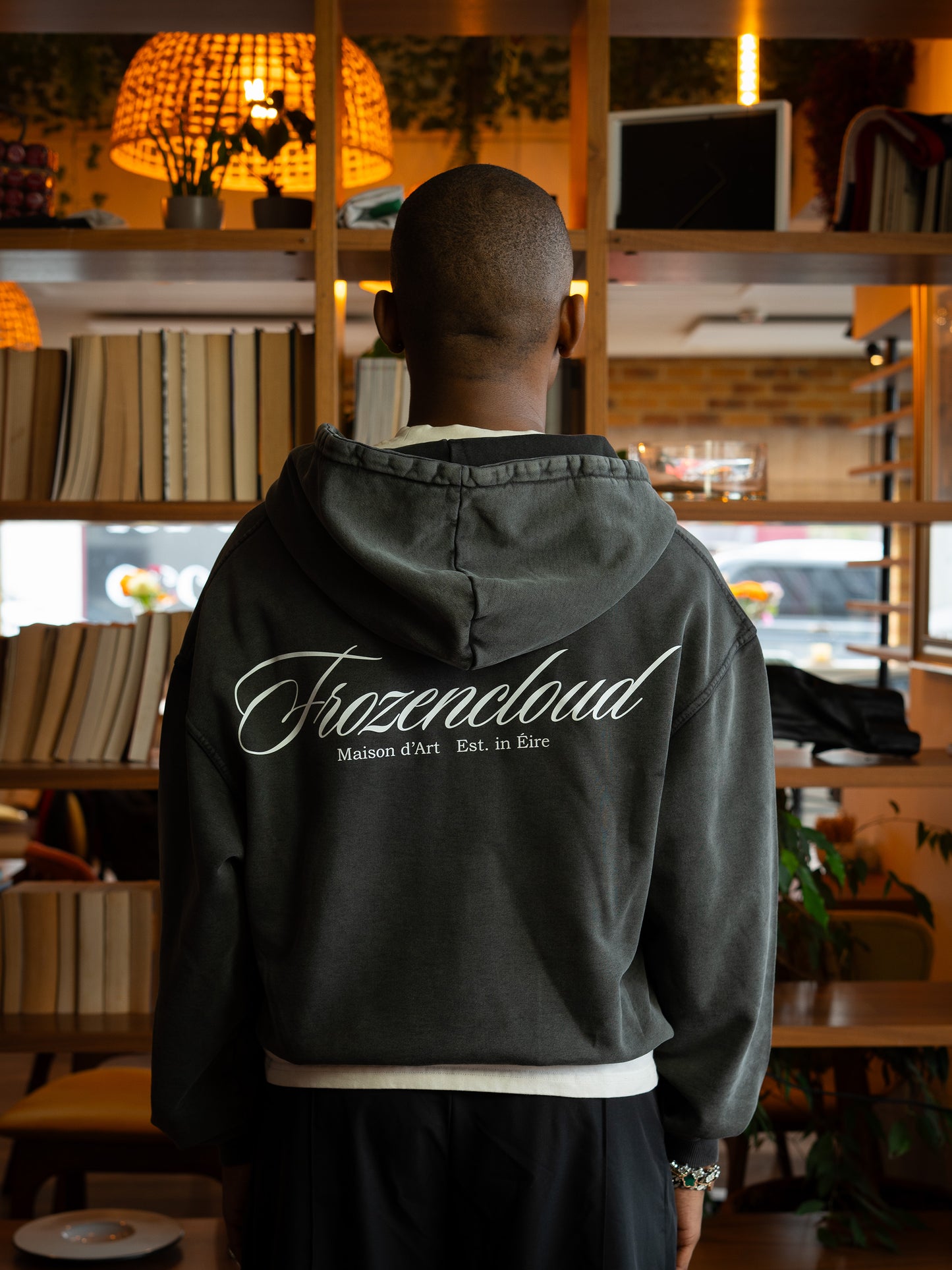 Heritage Zip Hoodie Charcole Grey