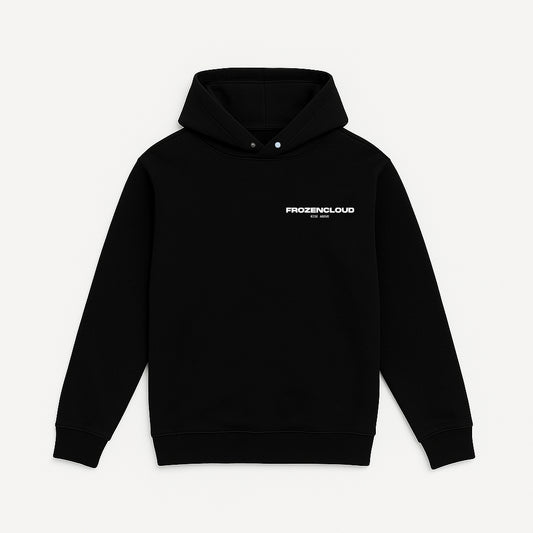 Frozencloud original collection hoodie Midnight black men's