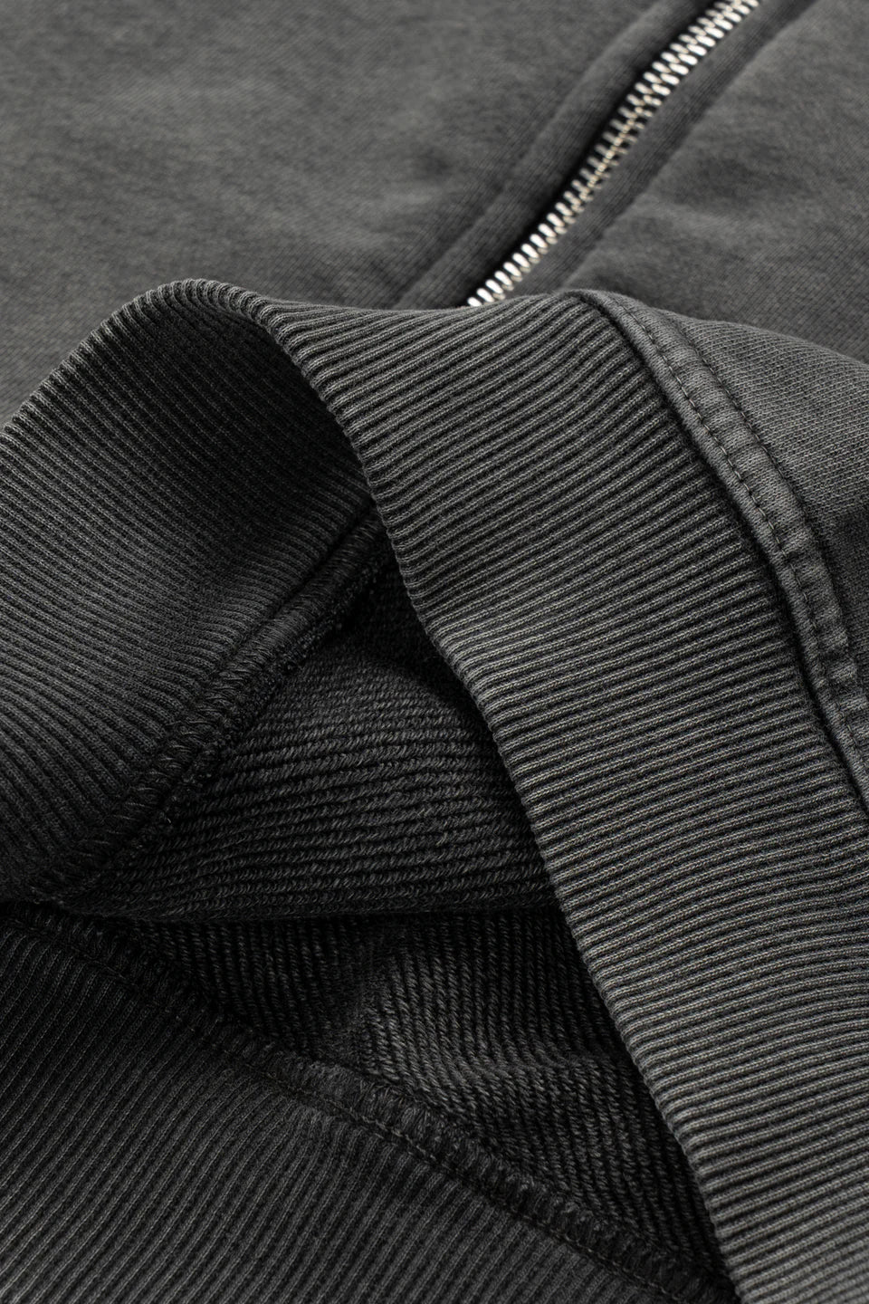 Heritage Zip Hoodie Charcole Grey